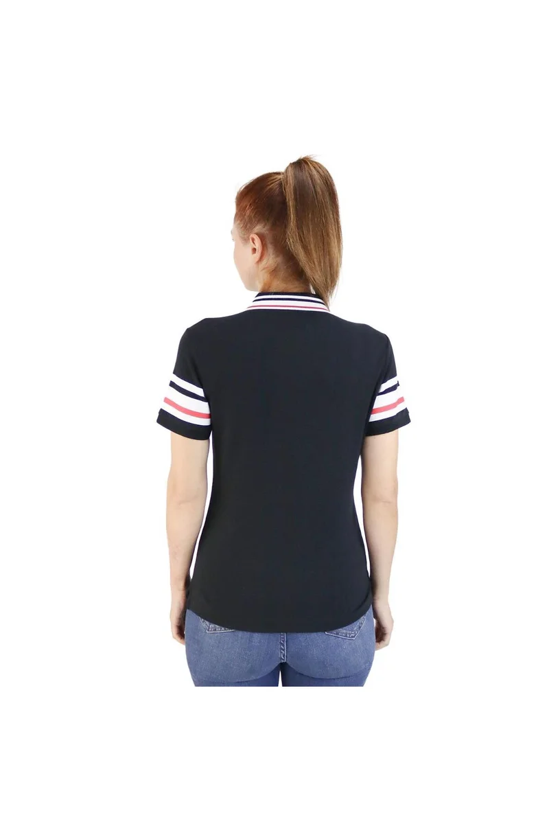 GIORDANO Black Polo Shirt for Women